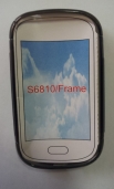 Силиконов гръб S-Line за Samsung S6810 Galaxy Fame Черен